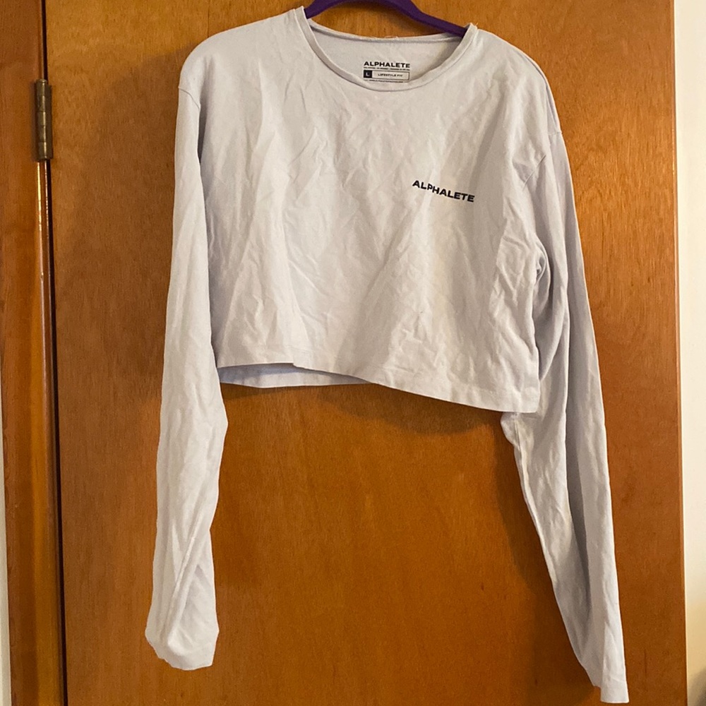 Alphalete crop long sleeve